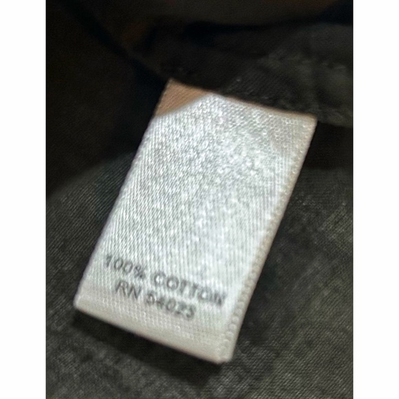 Banana Republic Green Military Style Pearl Like Buttons Blouse,Size Petite Small - Picture 12 of 14